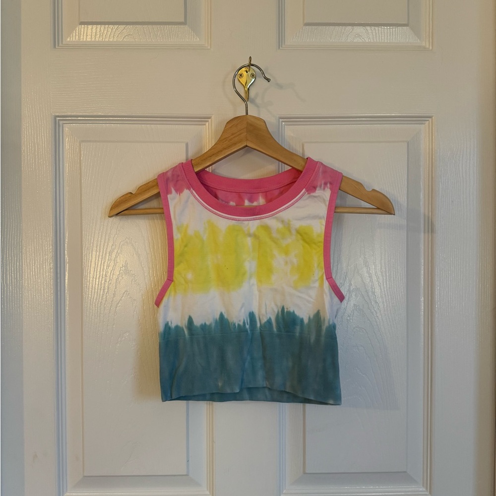 Tie Dye Cropped Tank Top - Forever 21